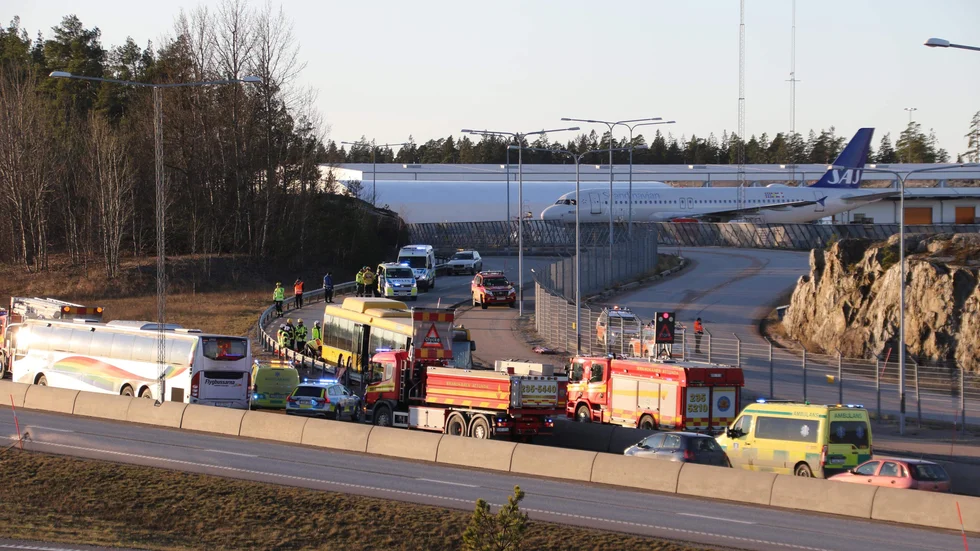 Olyckan inträffade strax efter klockan 10 på nyårsafton.