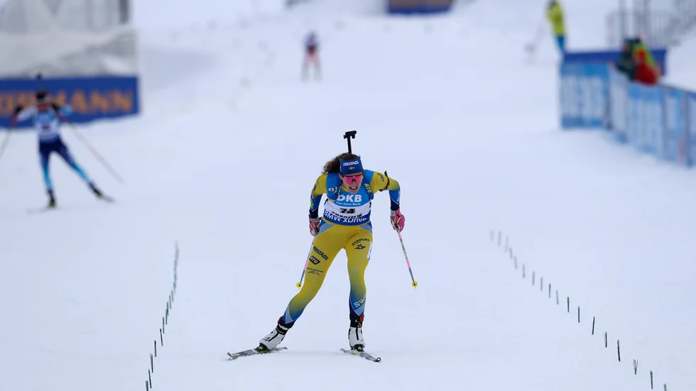 Hanna Öberg avslutade starkt till sjätteplats i Oberhof