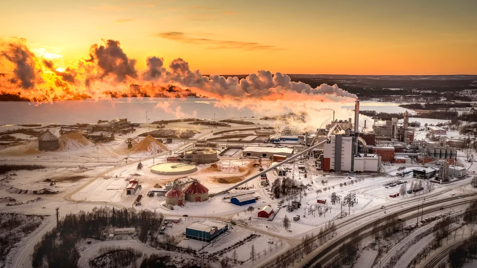 Smurfit Kappa stod stilla i ett och ett halvt dygn efter ett smältagenombrott i fabriken. (Arkivbild)