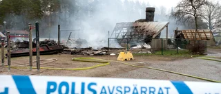 Polisen: Vi utgår ifrån att branden är anlagd