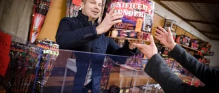Hat och hot mot försäljare av fyrverkerier