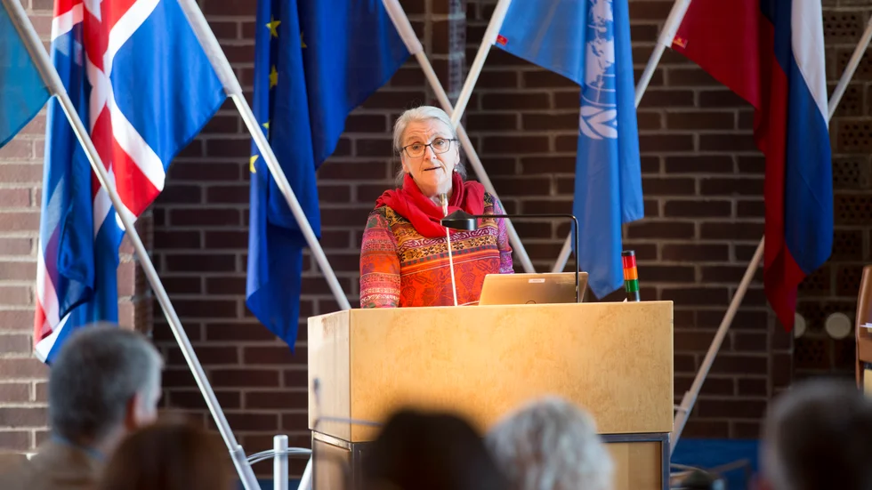 Nej, det finns ingen dold agenda för Norrstrandsområdet, bedyrar samhällsbyggnadsnämndens ordförande Brith Fäldt (V).