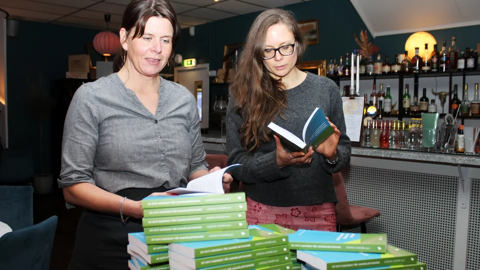 Josefina Syssner, ordförande i Stiftelsen Vadstena forum för samhällsbyggande och redaktör för boken som nu släppts, tillsammans med forskaren Petra Svensson som skrivit ett av kapitlen i boken.