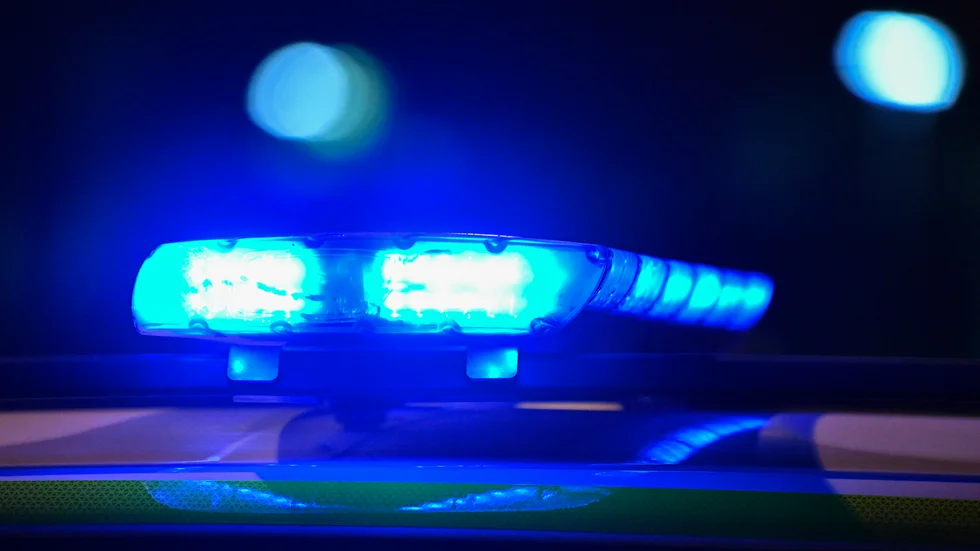 Bilbrand utanför Älvsbyn 