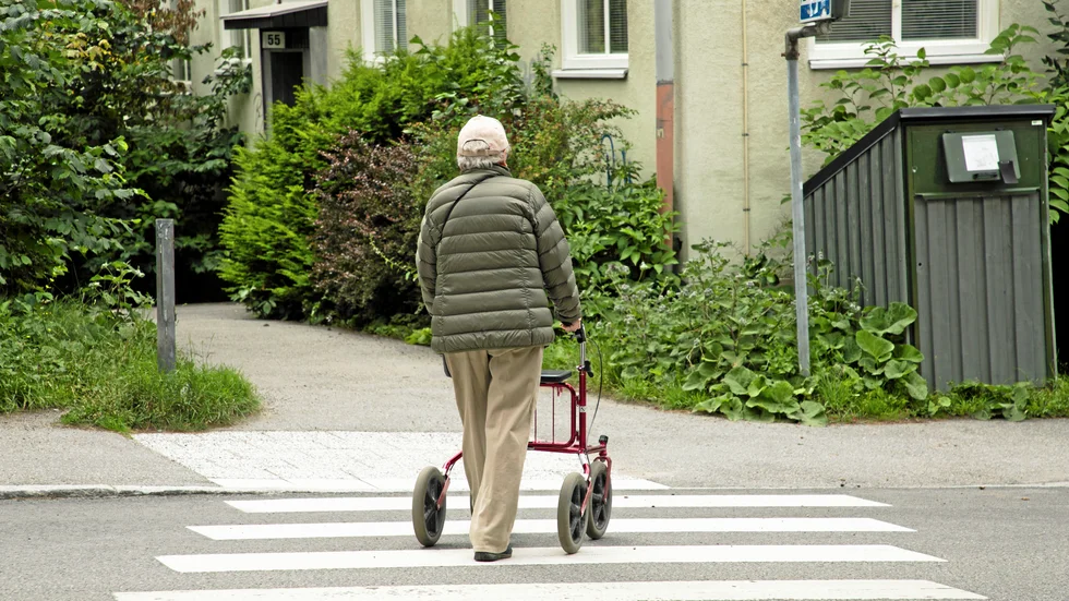 Polisen grep en man i centrala Eskilstuna på tisdagskvällen.