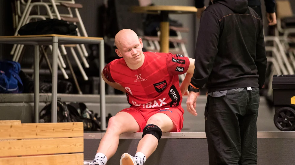 Det blir en kamp mot klockan för Oskar Forsgren för att kunna spela matchen mot Sundsvall.