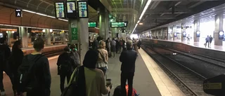 Elfel orsakadeförseningar i tågtrafiken