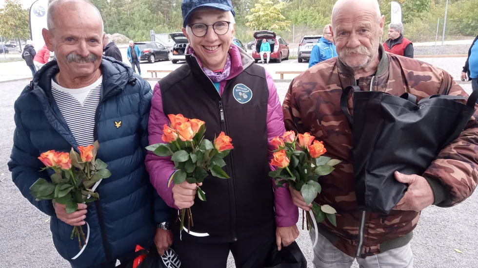 Segrarna blev från vänster Stefan Edström, Lisbeth Nilsson och Jan Edström.