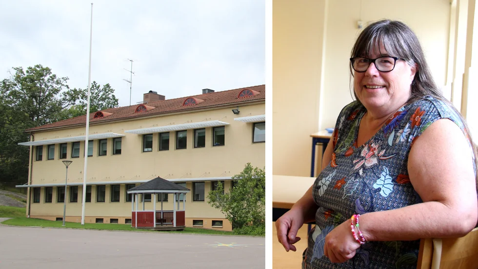 Marianne Bernerson, lärare på Horns skola och fackordförande i Lärarförbundets lokala avdelning, kommenterar det ekonomiska läget.