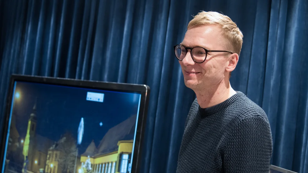 "Att göra spel av texter är ett bra sätt att väcka intresse", säger Tobias Gard.  