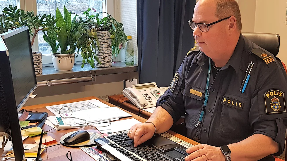 Kommunpolis Håkan Karlsson menar att NMR inte har någon utbredd aktivitet på lokal nivå.