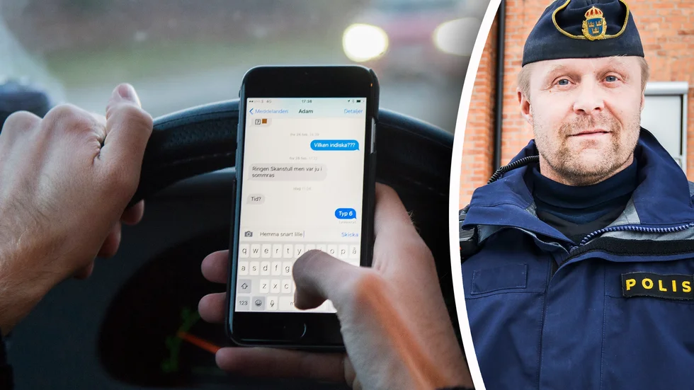 Rudolf Söderström, yttre befäl, säger att polisen jobbar aktivt för att upptäcka och stoppa rattsurfning.