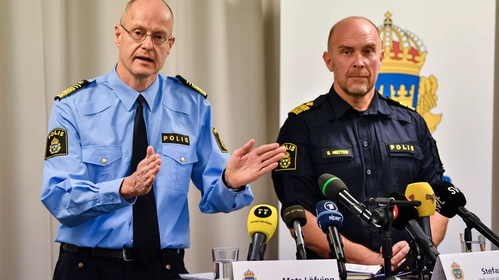 Polischeferna Mats Löfing och Stefan Hector inkledde i måndags en särskild nationell händelse om gängvåldet.