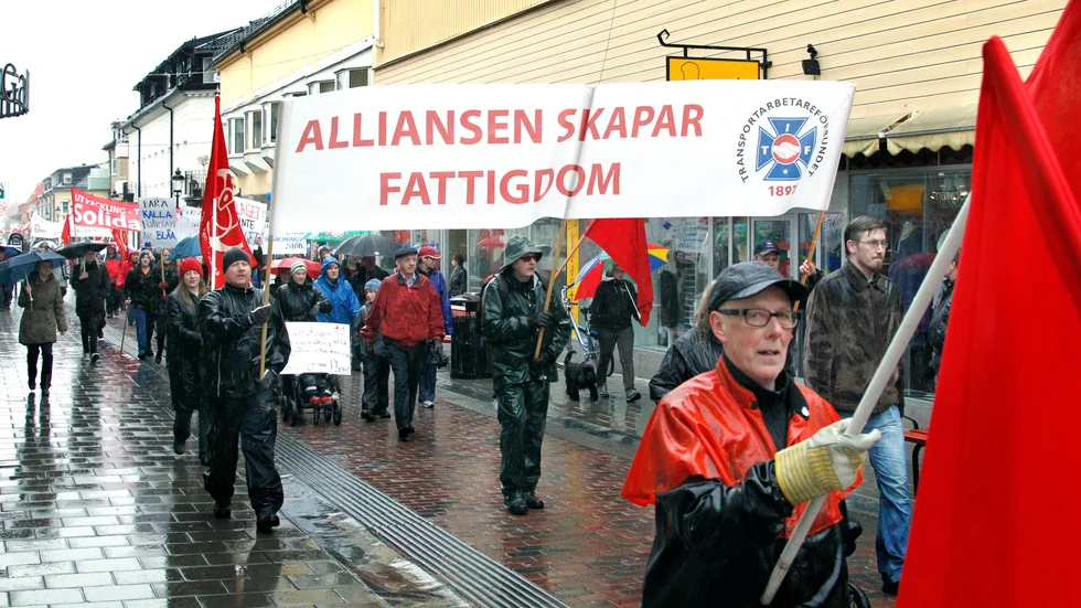 Samhället sviker och ojämlikheten växer. Det är dags att stampa ner foten och vända utvecklingen nu, arbetarrörelsen måste ta striden - igen, menar skribenten. (Arkivbild)