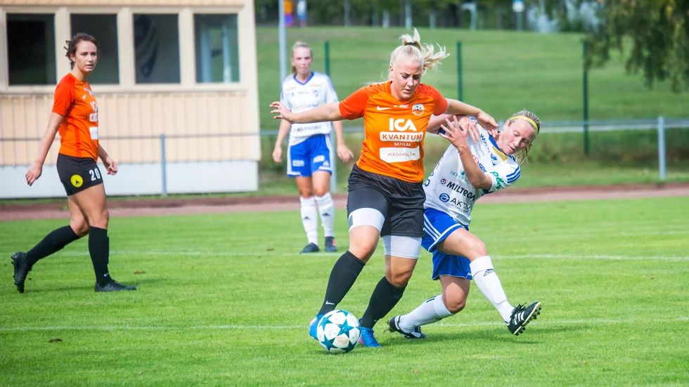 IFK på planen 2018. Den matchen gick egentligen bra.