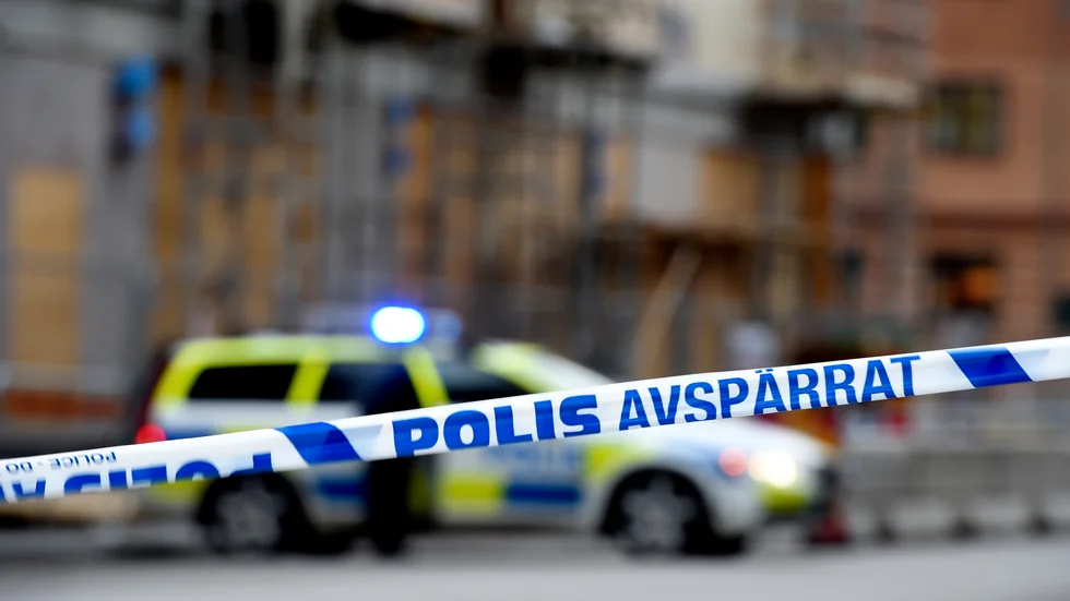 Tre män greps under stor polisinsats på bostadsområdet Hertsön under torsdagen.