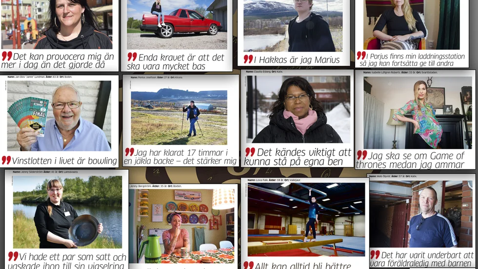 NSD:s reportrar mötte människor från hela länet på ett lite annat sätt än de var vana vid under 2019.