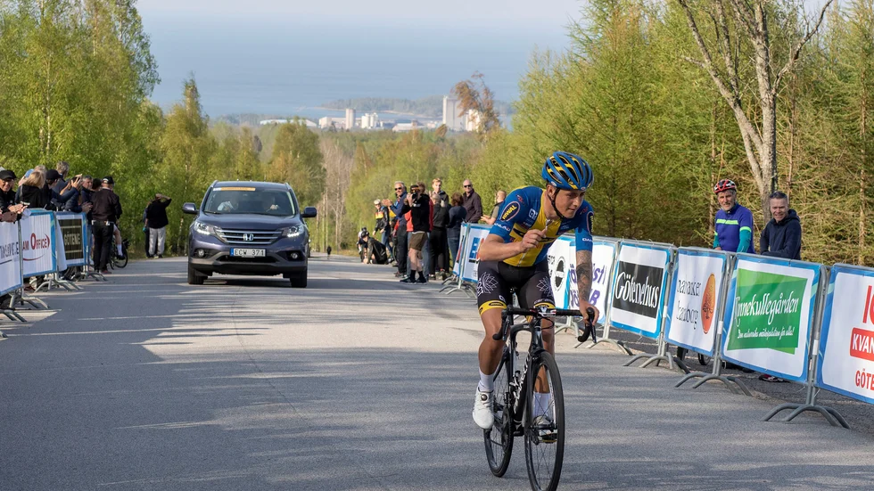 Lucas Eriksson vann Kinnekulleloppet i våras och är en av kandidaterna till Guldklockan.