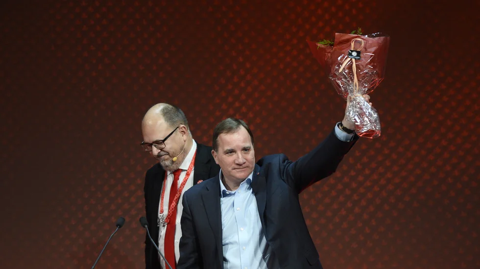 Karl-Petter Thorwaldsson och Stefan Löfven. Två parhästar med relationsproblem.