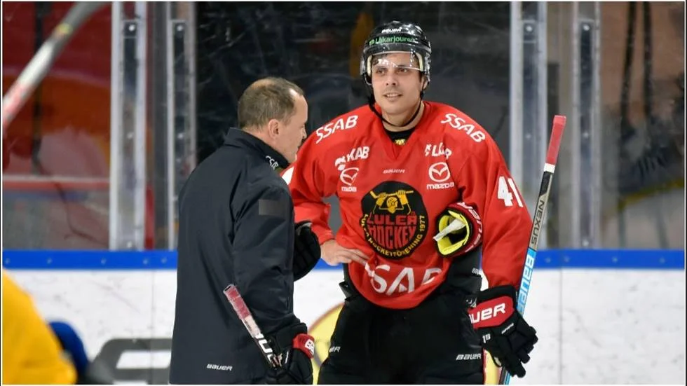 Daniel Widing hoppas på en fortsättning i Luleå Hockey. (Arkivbild)