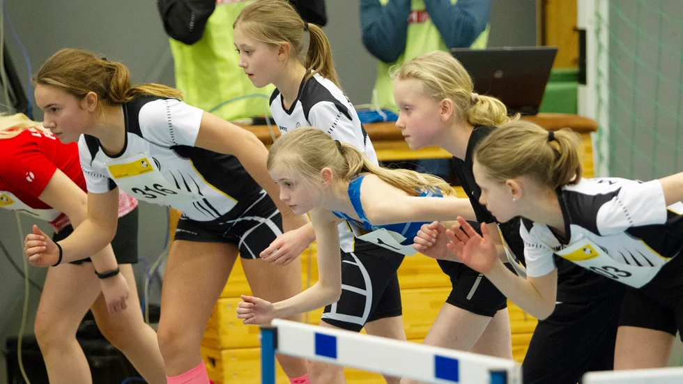 Koncentrerat inför starten på 600 meter på fjolårets Team sportia-spel. I år är deltagarintresset för tävlingen större än någonsin.