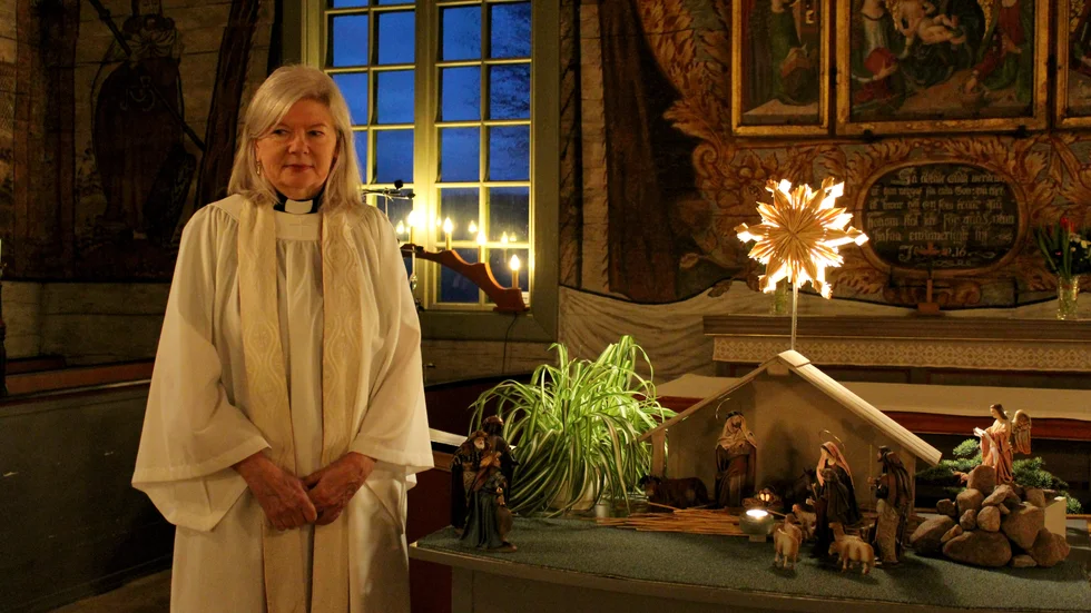 Nu får präst Marie Marklin lite lugnt i några dagar, innan det är dags för nästa gudstjänst. 