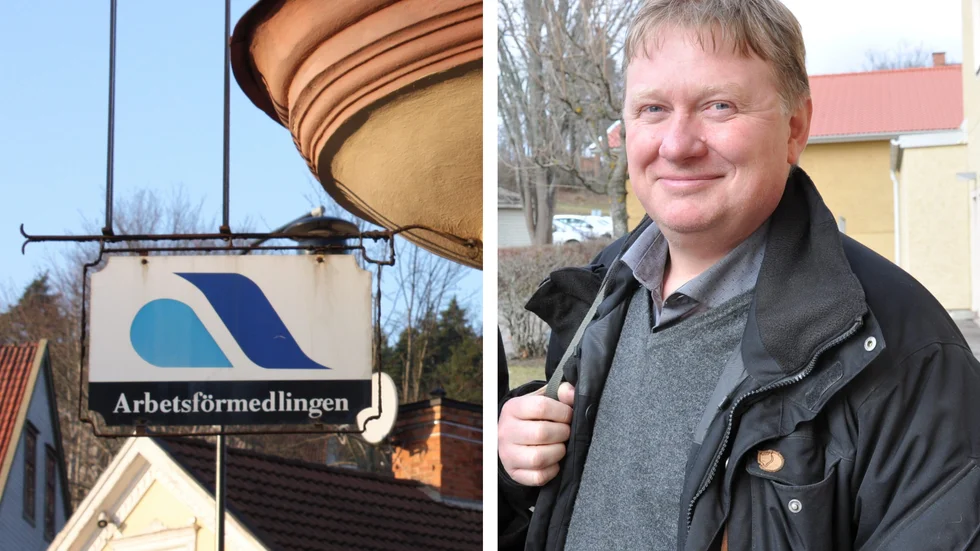 David Wenhov (C), ordförande i bildningsnämnden ser oroande på Arbetsförmedlingens frånvaro i Kinda.