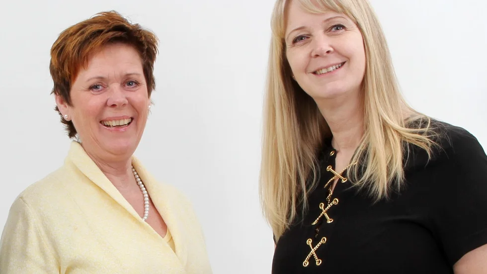 Carina Eldåker, projektledare och nätverksledare samt eksjö.nu:s vd Marie Brask.