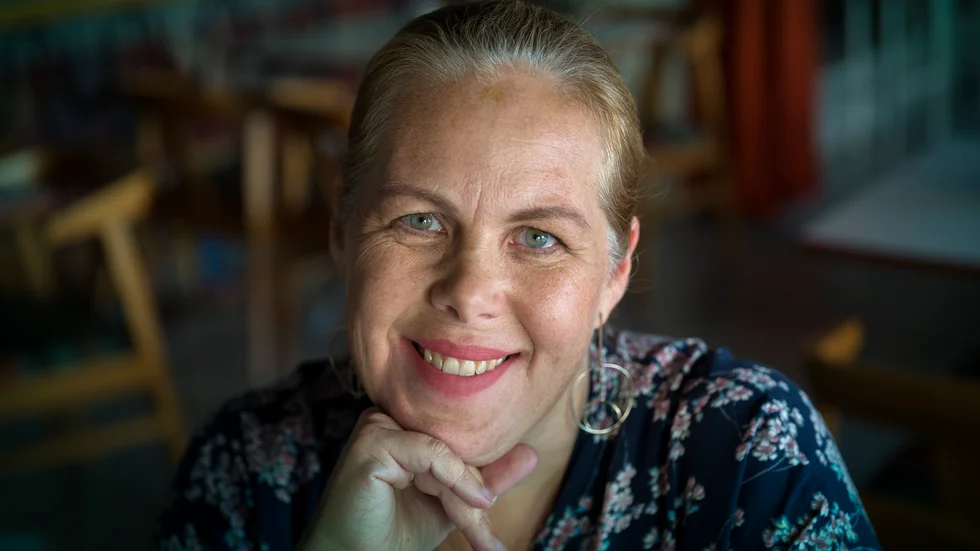 Petra Brylander, stadsteaterchef ser fram emot en vår med mest nya berättelser från Uppsala stadsteaters scener.