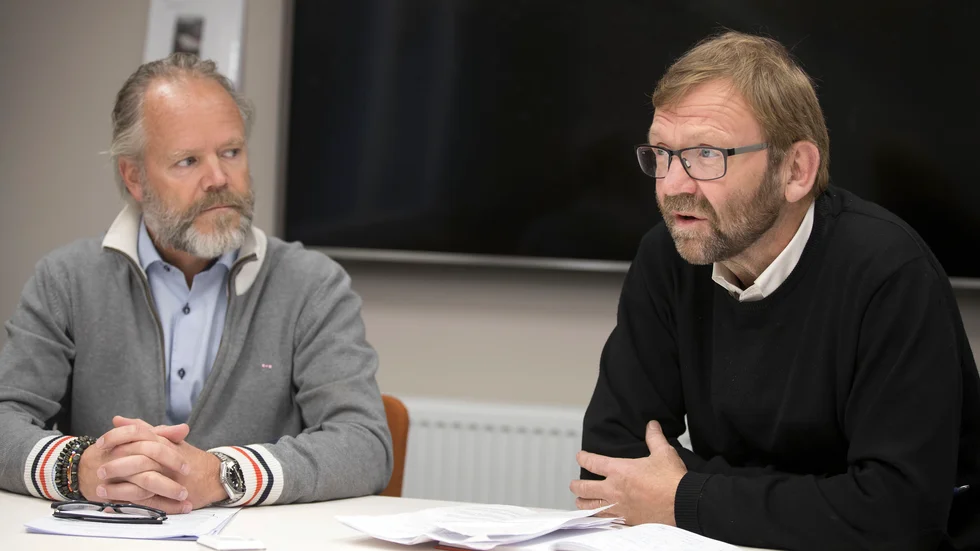 Mikael Johansson, till vänster, blir inte kvar i VIK medan Mattias Karlins avtal förlängs med tre år.