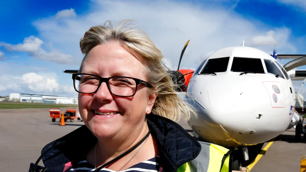 Camilla Lejon, vd för Linköpings flygplats, konstaterar att Linköping är en flygplats som går bra. Resenärerna ökar. Det är inte omöjligt att de blir ännu fler.