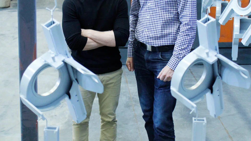 Pontus Magnusson, platschef och Daniel Jacobsson, delägare. 