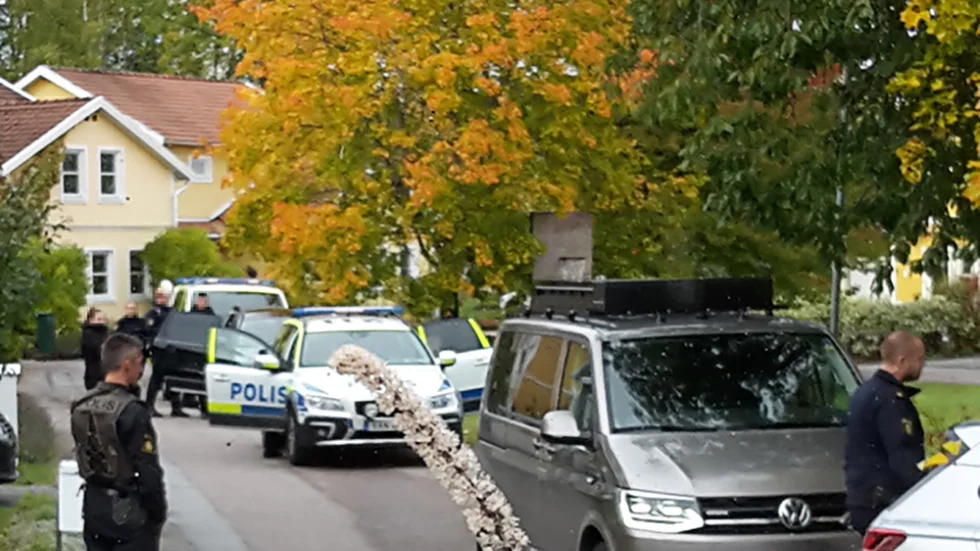 Ingripandet i Storvreta ägde rum vid 14-tiden på tisdagen. 