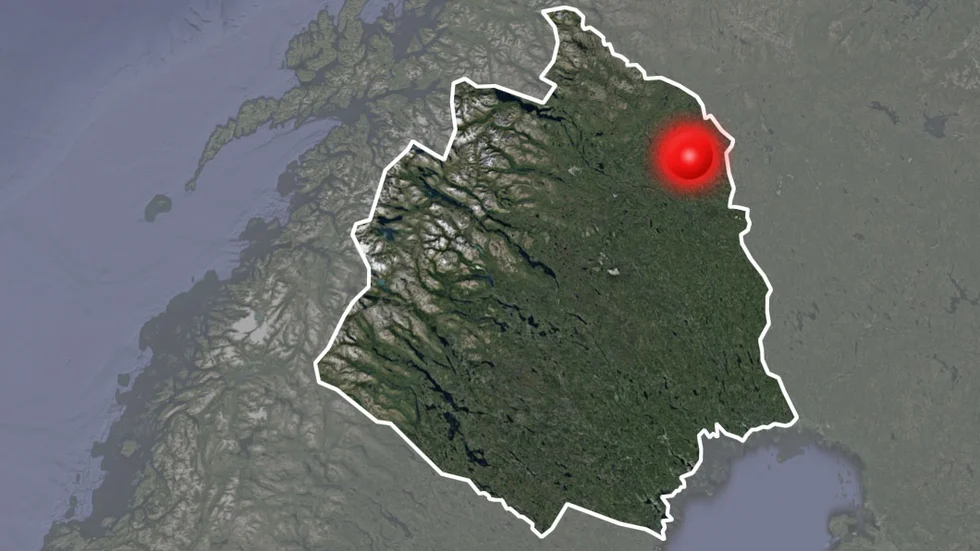 Här inträffade olyckan.