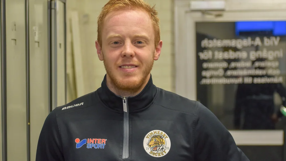Pierre Gustavsson är klar för en ny säsong i Vimmerby-tröjan.