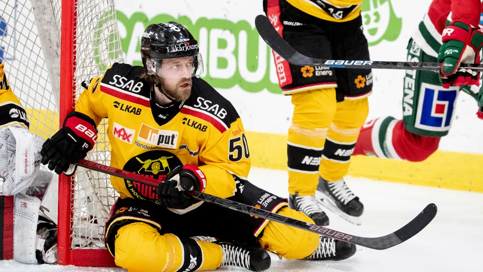 Daniel Sondell finns inte med i matchtruppen mot Frölunda.