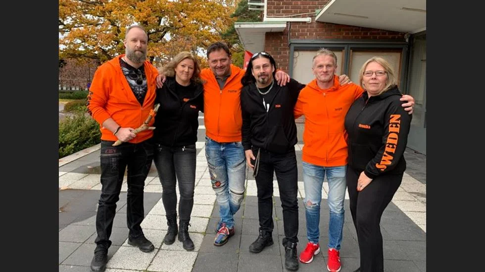 Bild från när föreningen träffades i Oxelösund. Från vänster: Magnus Brodin, Maria Andersson, Joachim Wallesch, Patrik Johansson, Jörgen Wingstedt, Veronika Wingstedt.
