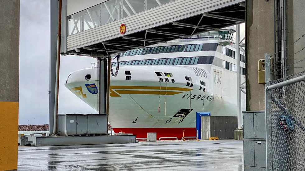 M/S Visborg har varit tagen ur trafik sedan incidenten på Östersjön. Under torsdagseftermiddagen lär hon sättas in i trafik igen. 