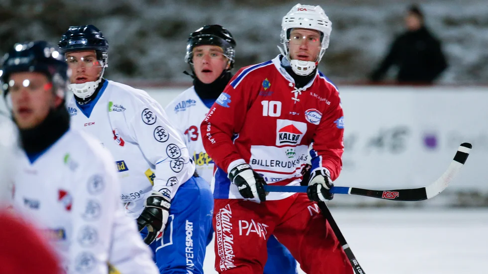 Simon Viklund blev Kalix enda målskytt i förlustmatchen.