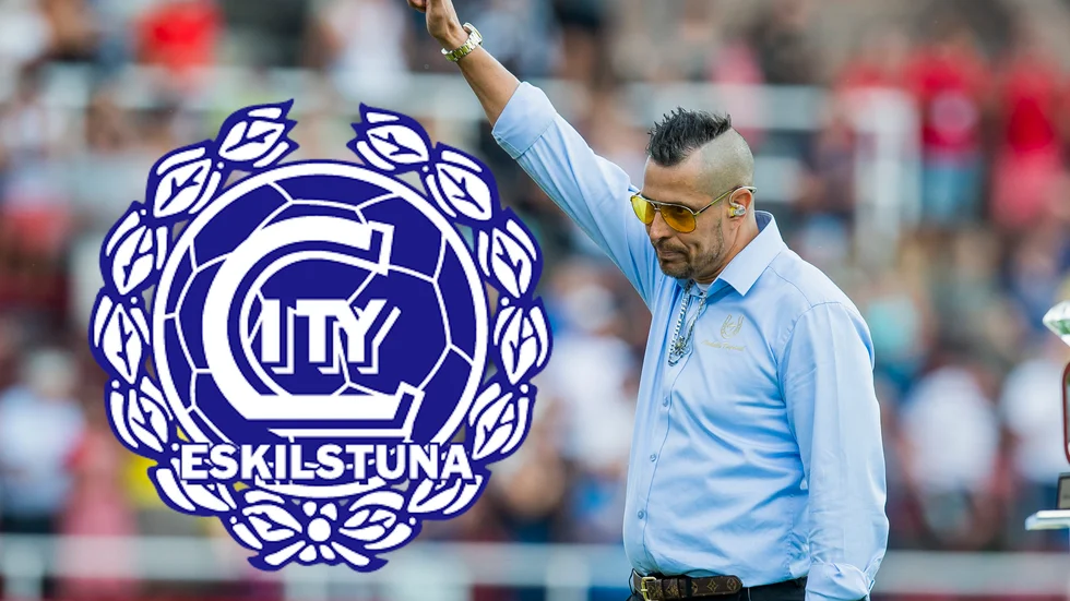 Dogge Doggelito önskar Eskiltuna City lycka till på Instagram.