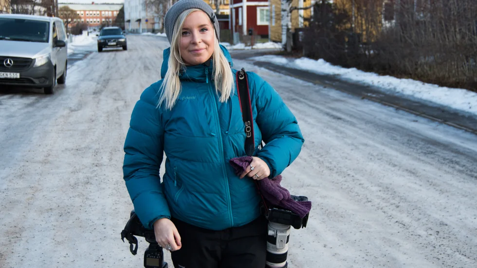 Petra Älvstrand, frilansfotograf och småbarnsmamma i Boden, tycker det är tråkigt att inte få ta några gruppfoton på barnen i förskolan där hennes dotter går.