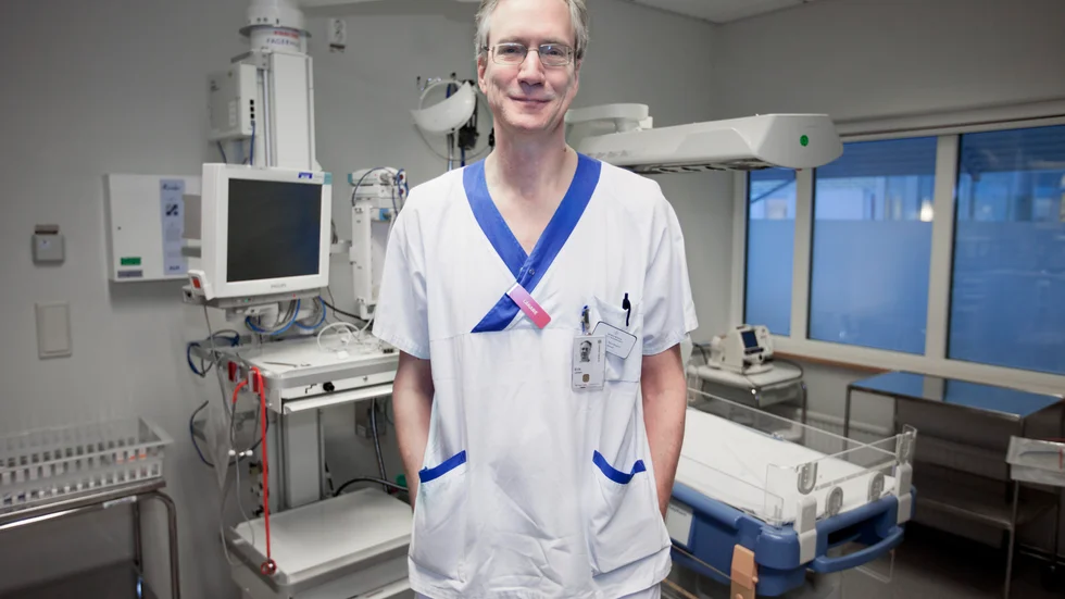 Erik Normann är sektionschef på neonatalavdelningen vid Akademiska sjukhuset.