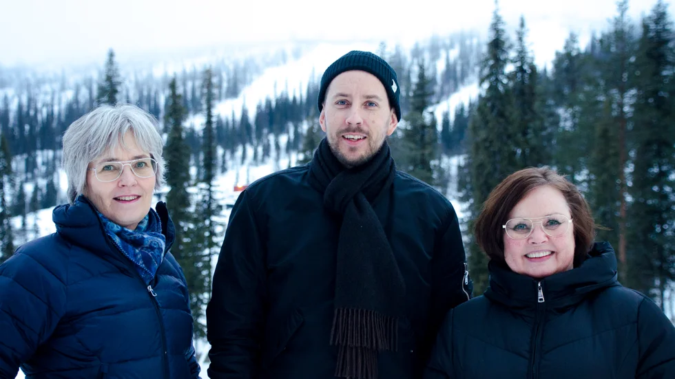 I Gällivare finns en målsättning om att på sikt nå 20 000 invånare. På bilden syns Gällivares tre kommunalråd, Jeanette Wäppling (V), Henrik Ölvebo (MP) och Birgitta Larsson (S).