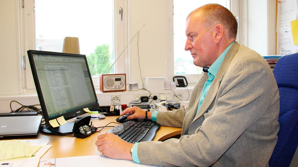 Roger Kjetselberg, vd för Tierpsbyggen, berättar att företaget har långtgående planer på ett trygghetsboende i Söderfors.