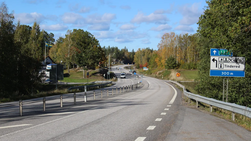 Vid Tindered körde en person förbi i 142 kilometer i timmen. 