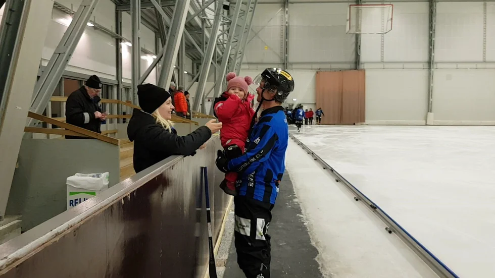 Teemu Määttä efter matchen.