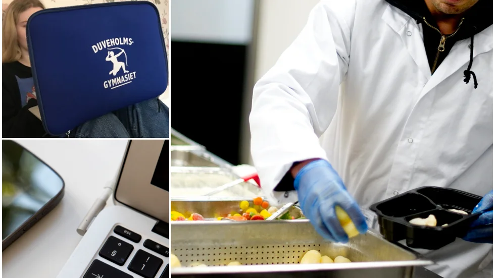 Kommunen förbereder för distribution av lunchmat till gymnasieelever som nu tvingas studera hemifrån.