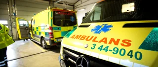 Man fördes till sjukhus efter olycka