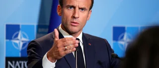 Macron har svurit i Nato-kyrkan 