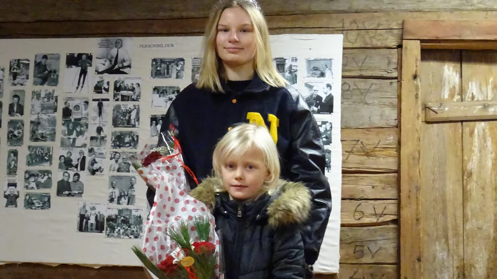Ellen Stejdahl blir årets lucia i Mariannelund. Lill-lucia blir  Isabelle Stejdahl.